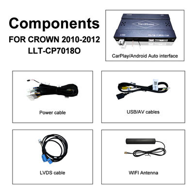 ক্রাউন এস২০০ আরএস২০৪ জিডব্লিউএস২০৪ ইউআরএস২০৪ ইউআরএস২০৬ মেজেস্তা XV অ্যাথলেট সেলুন টয়োটা ইন্টিগ্রেটেড অ্যান্ড্রয়েড অটোর জন্য ওয়্যারলেস অ্যাপল কারপ্লে বক্স