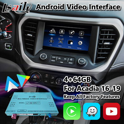 2016-2019 GMC Acadia Intellilink সিস্টেমের জন্য Lsailt Android Carplay ইন্টারফেস