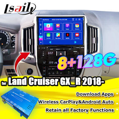 Lsailt Android CarPlay আপগ্রেড ইন্টারফেস Land Cruiser GX_R GXR 2020-2021 GPS নেভিগেশন বক্স, Android Auto মডিউল