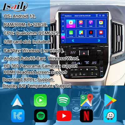 Lsailt Android CarPlay আপগ্রেড ইন্টারফেস Land Cruiser GX_R GXR 2020-2021 GPS নেভিগেশন বক্স, Android Auto মডিউল