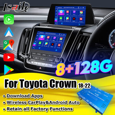 Crown S220 2018-2022 এর জন্য OEM ইন্টিগ্রেশন এবং অ্যান্ড্রয়েড কারপ্লে ইন্টারফেস বক্স, অ্যান্ড্রয়েড অটো, ইউটিউব, নেটফ্লিক্স, গুগল প্লে সহ