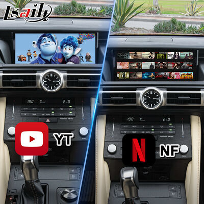 Lexus RC 300h 350 300 F Sport 2018-2023 এর জন্য Lsailt Android Carplay ভিডিও ইন্টারফেস