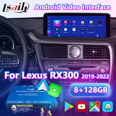 Lexus RX 300 350 350L 450h 450hL F স্পোর্ট 2019-2022 এর জন্য Lsailt Android Carplay ভিডিও ইন্টারফেস