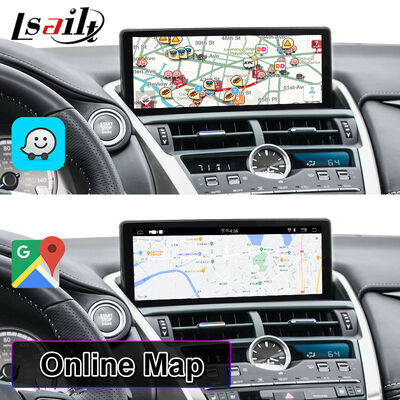 Lsailt 10.25 ইঞ্চি অ্যান্ড্রয়েড কারপ্লে মাল্টিমিডিয়া ভিডিও ইন্টারফেস স্ক্রিন 2017-2021 লেক্সাস এনএক্স 300h NX200 NX300 NX300h