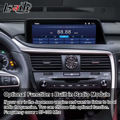 2016-2019 এর জন্য Lsailt Android Carplay মাল্টিমিডিয়া ইন্টারফেস স্ক্রীন Lexus RX Knob RX350 RX450h RX200t RX300