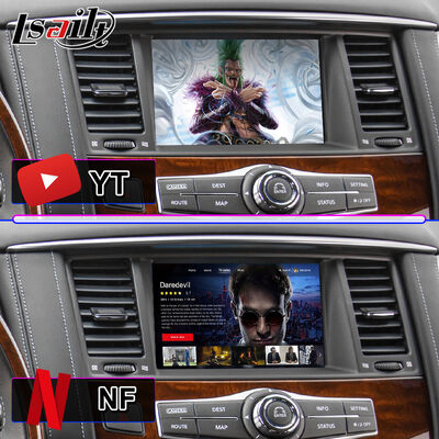 ২০১০-২০১৭ ইনফিনিটি QX80 QX56 এর জন্য অ্যান্ড্রয়েড কারপ্লে মাল্টিমিডিয়া স্ক্রিন