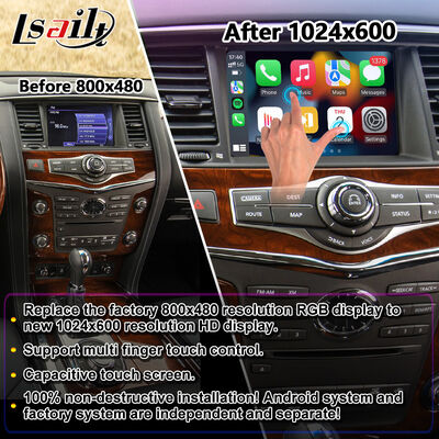 ২০১০-২০১৭ ইনফিনিটি QX80 QX56 এর জন্য অ্যান্ড্রয়েড কারপ্লে মাল্টিমিডিয়া স্ক্রিন
