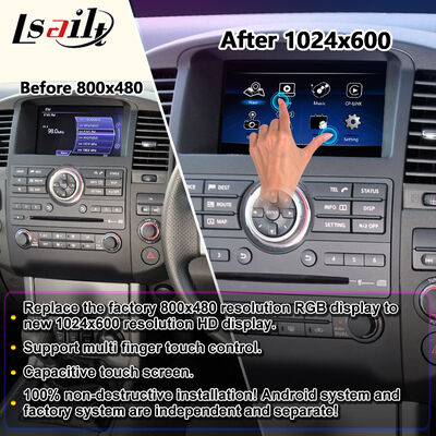 2010-2015 Nissan Navara D40 এর জন্য Lsailt Android Carplay মাল্টিমিডিয়া স্ক্রীন