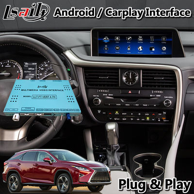 Lexus RX350 / RX450H মাউস কন্ট্রোল HDMI Android Auto-এর জন্য PX6 4GB Android Carplay ইন্টারফেস