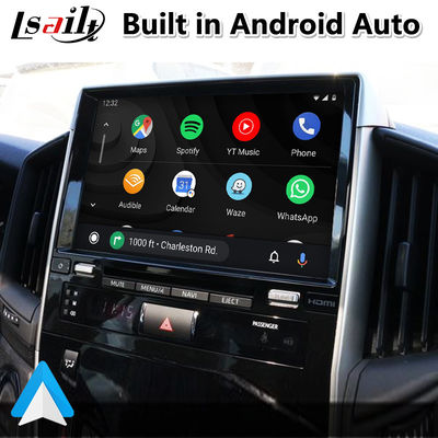 টয়োটা ল্যান্ড ক্রুজার LC200 LC-GT GXR 2018-2021 টাচ 3-এর জন্য 4+64GB Android Carplay ভিডিও ইন্টারফেস