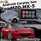 Mazda MX-5 MX5 FIAT 124 অ্যান্ড্রয়েড অটো কারপ্লে বক্স মাজদা অরিজিন নব কন্ট্রোল ভিডিও ইন্টারফেস সহ