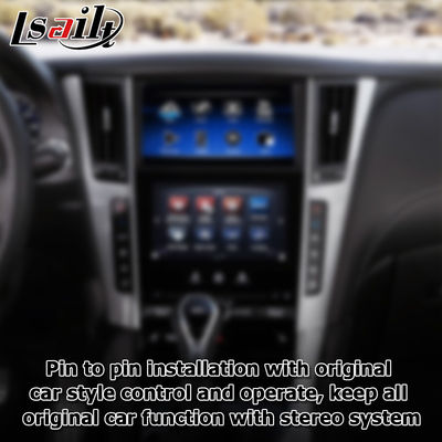 ইনফিনিটি Q50 / Q60 এর জন্য GPS কারপ্লে ইন্টারফেস, 8+128GB অ্যান্ড্রয়েড 13 নেভিগেশন বক্স ইন্টারফেস