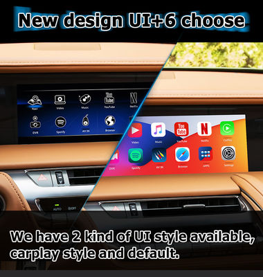 Lexus LC500 LC500h GPS নেভিগেশন বক্স ভিডিও ইন্টারফেস ওয়্যারলেস কারপ্লে এবং অ্যান্ড্রয়েড অটো ইউটিউব গুগল প্লে
