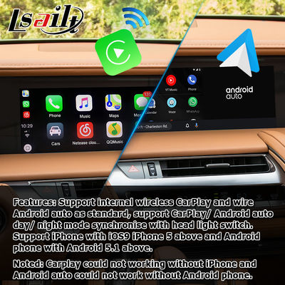 Lexus LC500 LC500h GPS নেভিগেশন বক্স ভিডিও ইন্টারফেস ওয়্যারলেস কারপ্লে এবং অ্যান্ড্রয়েড অটো ইউটিউব গুগল প্লে