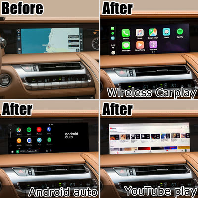 Lexus LC500 LC500h GPS নেভিগেশন বক্স ভিডিও ইন্টারফেস ওয়্যারলেস কারপ্লে এবং অ্যান্ড্রয়েড অটো ইউটিউব গুগল প্লে