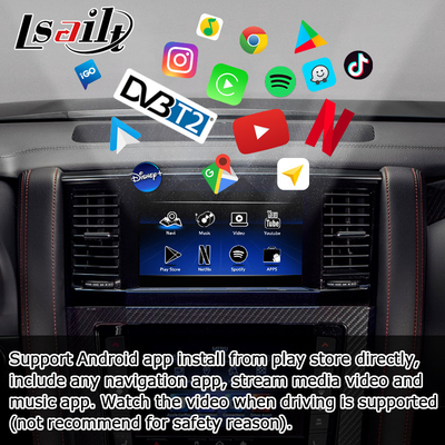 নিসান প্যাট্রোল Y62 2020 এর জন্য OEM Carplay ভিত্তিক Android ইন্টারফেস AI বক্স