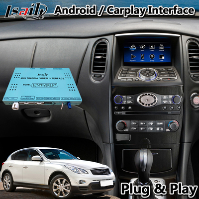 ওয়্যারলেস অ্যান্ড্রয়েড অটো সহ Infiniti EX30D EX35 EX37-এর জন্য Lsailt Android Carplay ইন্টারফেস