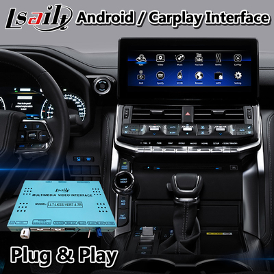টয়োটা ল্যান্ড ক্রুজার LC300 VXR সাহারা 2021-এর জন্য Lsailt Android Carplay ইন্টারফেস-বর্তমান